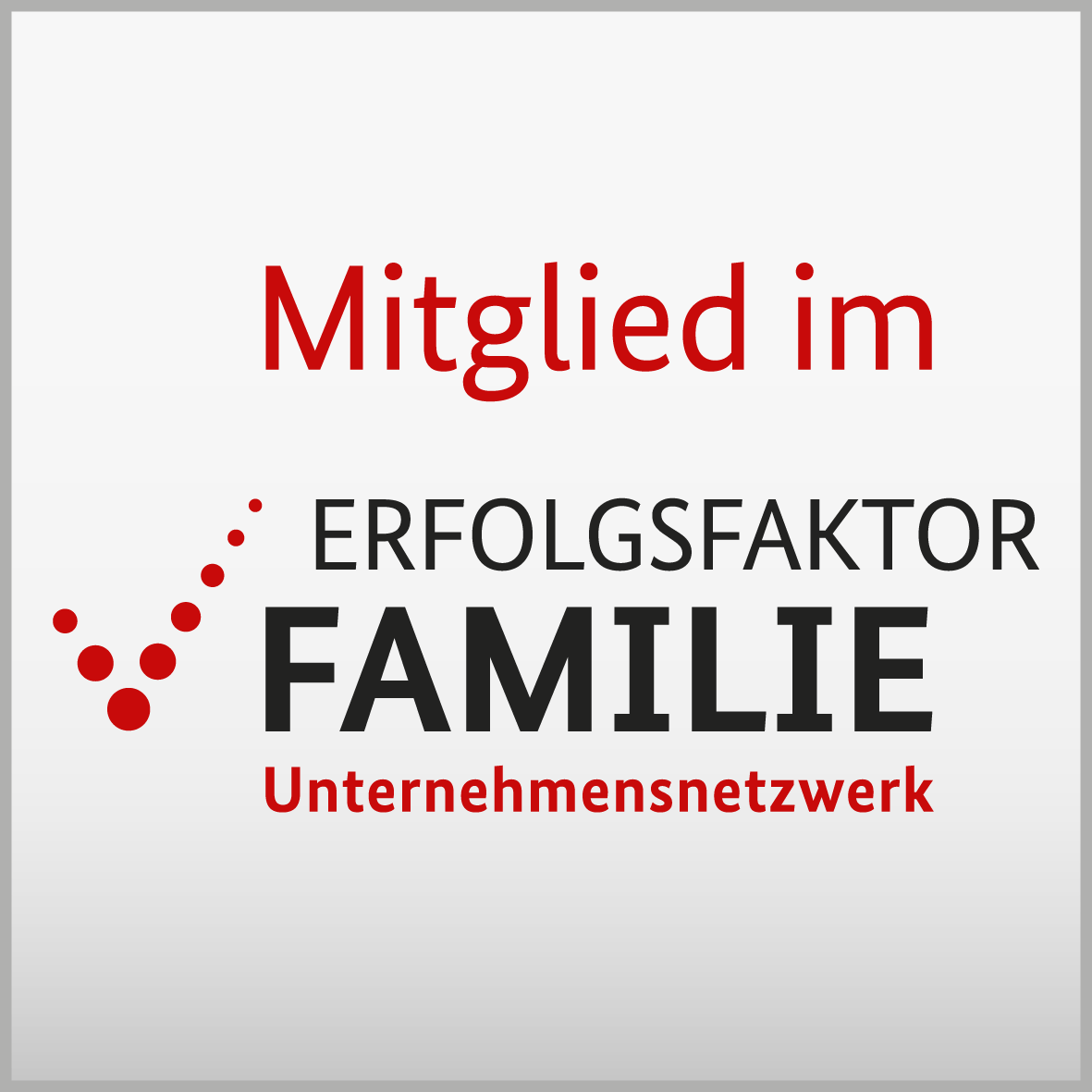 Logo: Mitglied im Erfolgsfaktor Familie