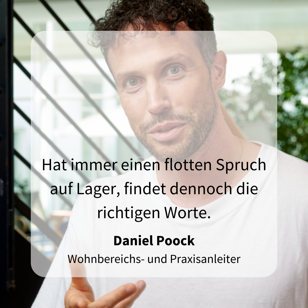 Daniel Poock, Wohnbereichsleiter
