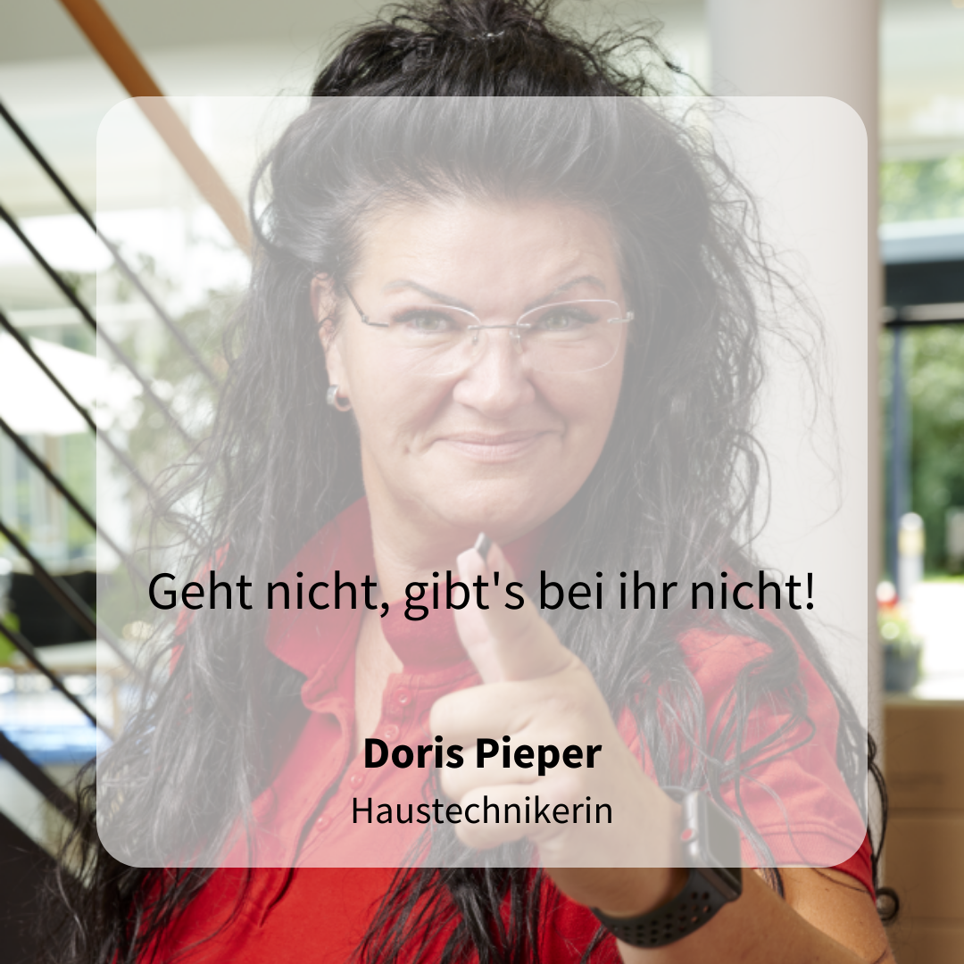 Doris Pieper, Haustechnikerin